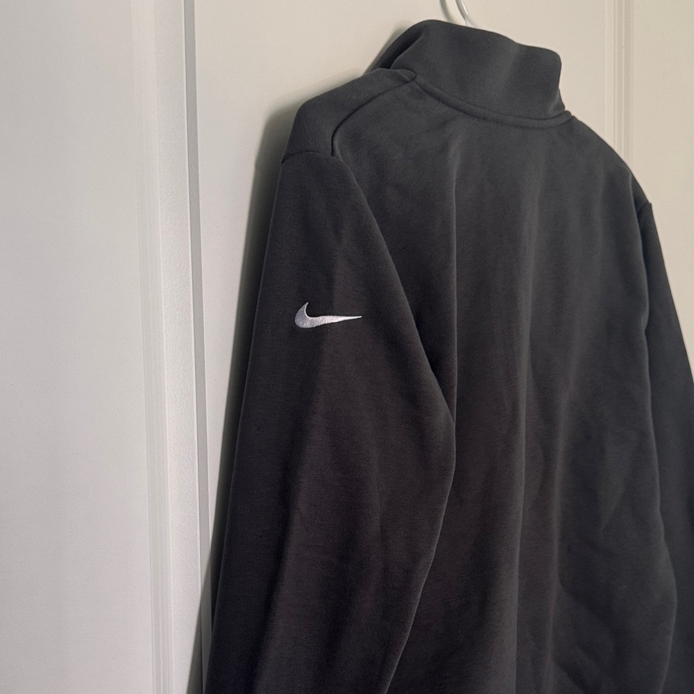 Nike Women’s Charcoal Zip-Up Sweater - Picture 5 of 5